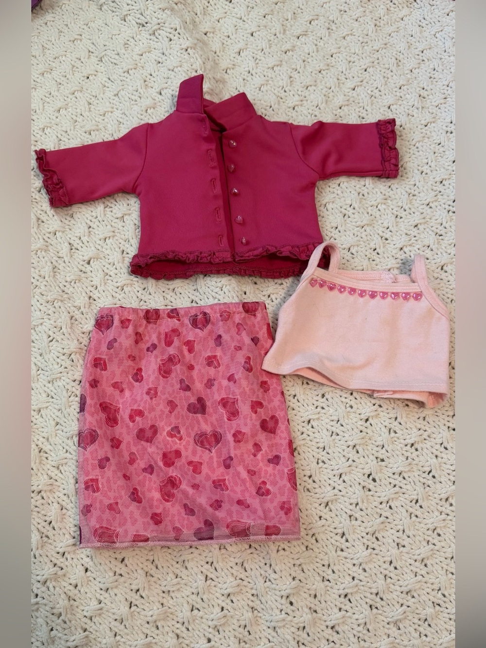 American Girl Valentine’s Outfit - Needs Some TLC
